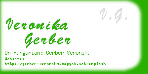 veronika gerber business card